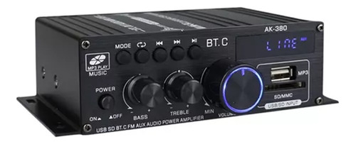 Amplificador De Potencia Digital Hifi Bluetooth De 800 W