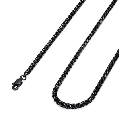 Besteel Jewelry 4mm Para Hombre De Acero Inoxidable De Acero