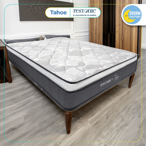 Imagen 3 de 10 de Restonic Tahoe Colchón Individual Confort Espuma Semi Firme