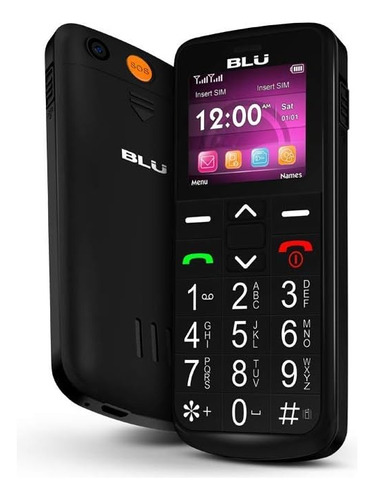 Blu Joy 3g Dual Sim 128 Mb Negro 64 Mb Ram Tecla Sos Radio
