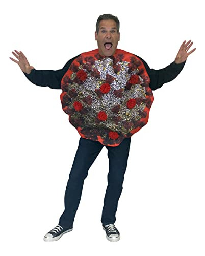 Traje Disfraz Rasta Imposta Covid Germ Virus Bacteria Cosplay Adulto Talla Única