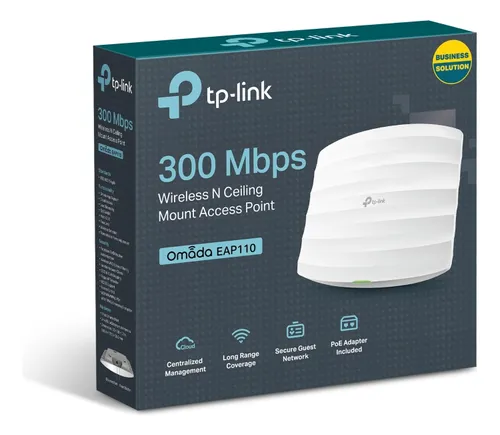 Punto De Acceso Inalámbrico Tp-link Eap110 300 Mbit/s Poe
