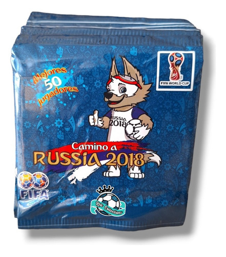 10 Sobres Del Album Camino A Rusia2018 ( Estampas, Tarjetas)