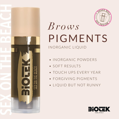 Kit De Pigmento Líquido Inorgánico Para Cejas Para Maquillaj