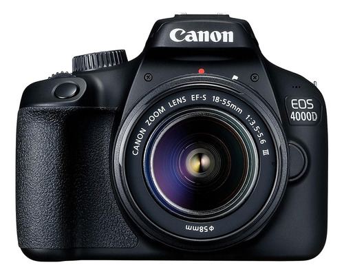 Camara Canon Eos Rebel 4000d Wifi Con Lente 18-55mm
