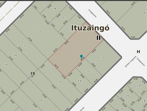 Imagen 2 de 4 de Lote De 740 M2 En Ituzaingo Sur Ref 1286