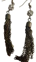 Comprar Oferta Par De Aros Largos  Piedra Muy Lindo Y Otros