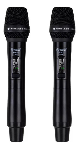 Microfono Inalambrico Krieg Kd-632 Frecuencia 660mhz-690mhz