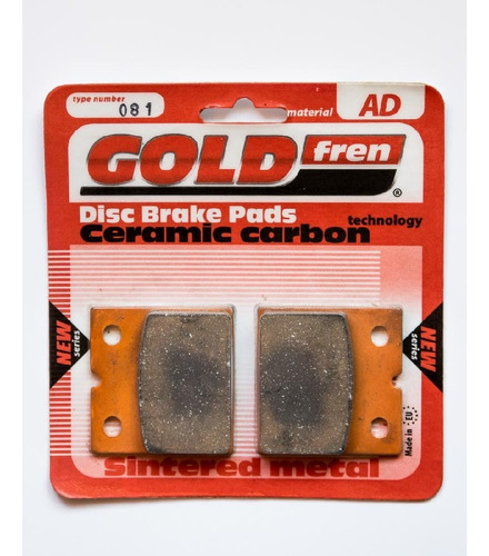 Pastilla Freno Goldfren 081 Fa18 Fdb108   Moto