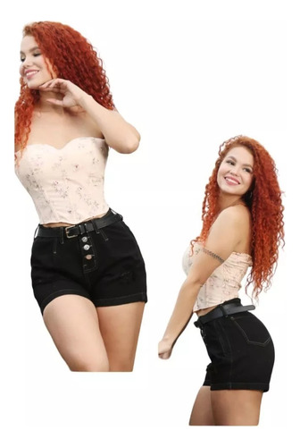 Short Rigido Venecia Para Mujer 4 Botones