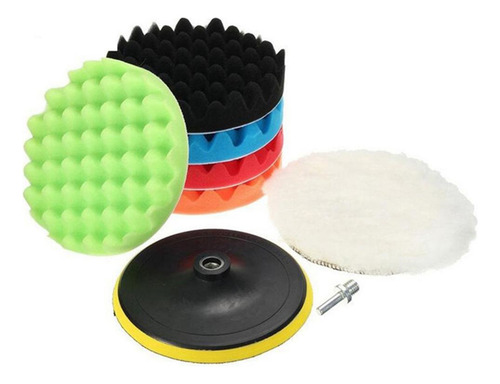 Kit De Almohadillas De Pulido Con Esponja, Juego De 8 Piezas