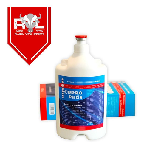Imagem 3 de 5 de Cupro Phós 500ml Promotor De Engorda Bovinos E Alta Lactação