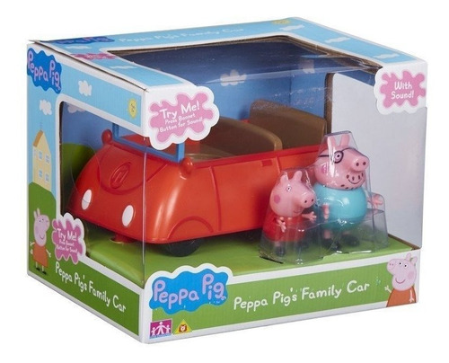 Peppa Pig Auto Familiar Con Figuras Y Sonido 06707