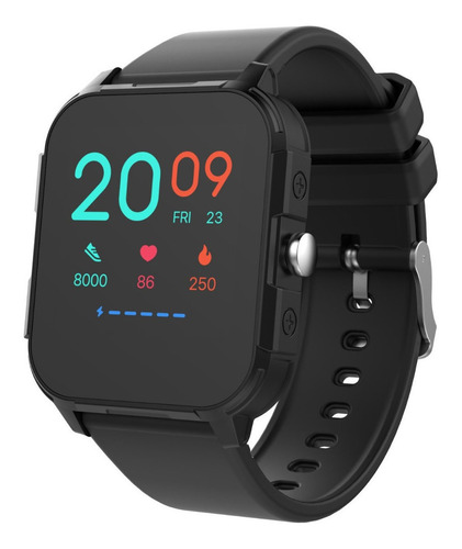 Imagen 2 de 2 de Smartwatch DigiLink Hottest Selling Teen 1.4" caja negra, malla negra y bisel negro 019litei