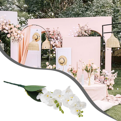 Decorações Artificiais Falsas De Orquídeas, Flores De Orquíd