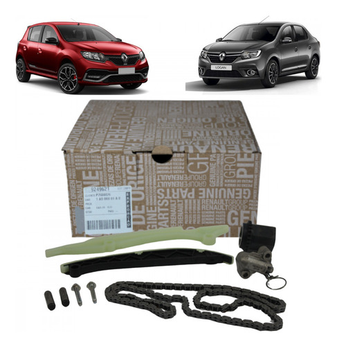 Kit Corrente Distribuição Sandero Logan Sce 1.0 12v 3c