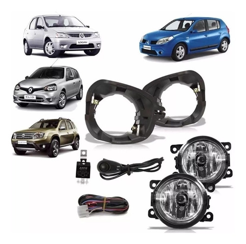 Kit Faro Auxiliar Renault Clio Mio / Duster Completisimo!!