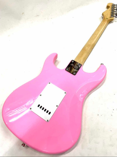 Guitarra Strato Memphis By Tagima Mg22 Rosa Novo Original