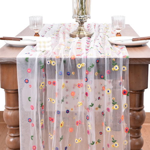 Table Runner Florals Easter Table Runner, Mesa Bordada De Tu