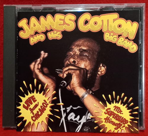 James Cotton Live From Chicago Blues Cd Original  Usa. 