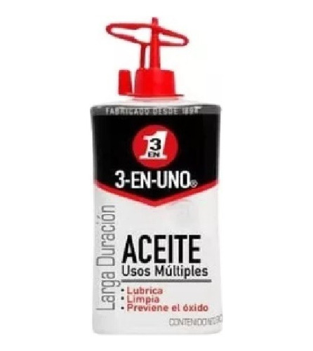 Aceite 3en1 Usos Múltiples Gotero 90cc