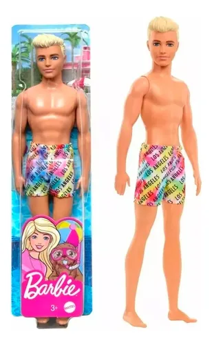 Barbie Mu eco Ken Playa Traje De Ba o Original Mattel Cadia