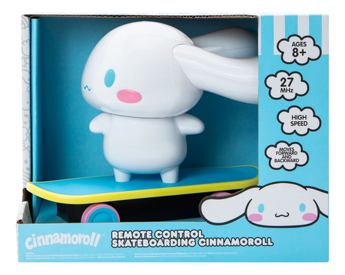 Hello Kitty Control Remoto Y Cinnamoroll En Patineta Control Azul Claro Cinnamorroll