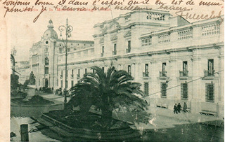 Postal Antigua Original Santiago Moneda 1923 