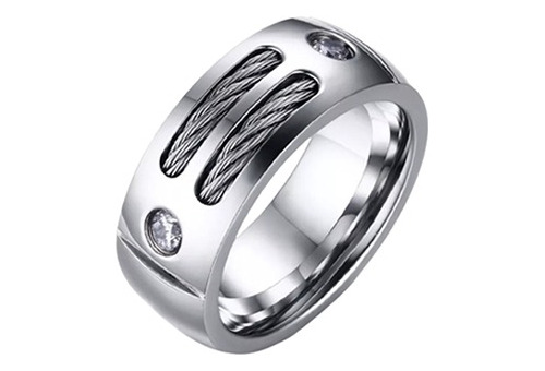 Anillo Classic Barcelona, Acero Inoxidable, Hombre