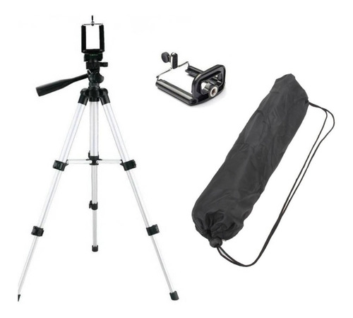 Tripode Profesional Para Celular Y Camara 1,39mt Con Estuche