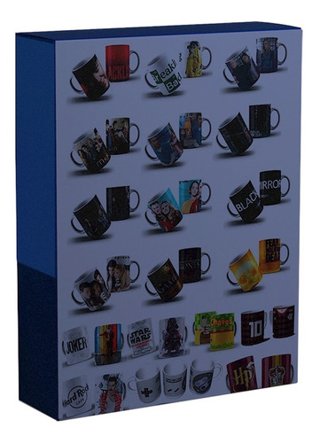 Imagem 1 de 6 de Estampas Sublimação Canecas Pack + De 12mil Artes