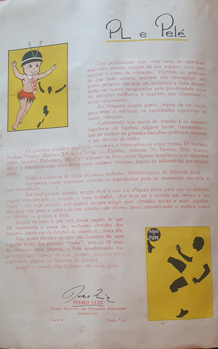 Album De Figurinhas Instantaneos De Pelé 1965 Completo (Usado)