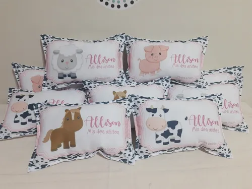 Almohadones Personalizados Para Bautismo Nena MercadoLibre