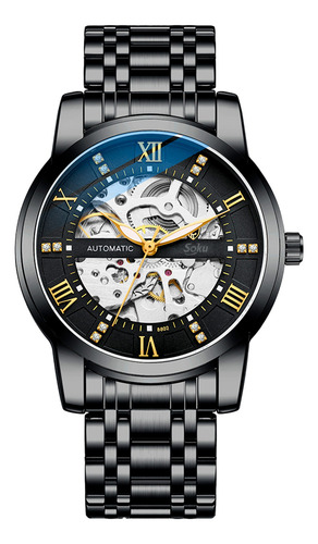 Soku Cx Reloj Mecanico Automático Acero Inoxidable Ajustable