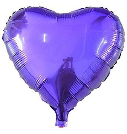 Globo Metalizados Corazon 45cm 18  Numero Fiesta Cotillon