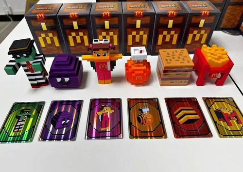 Minecraft Mc Donalds Coleccion Completa Adultos Nuevo