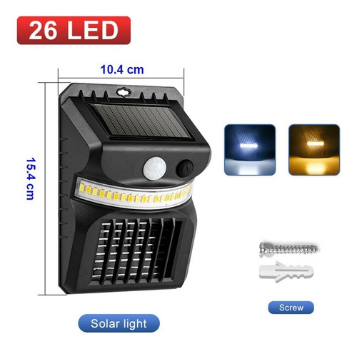 Lámpara Solar Antimosquito Con Sensor,mat Mosquitos Y Insect