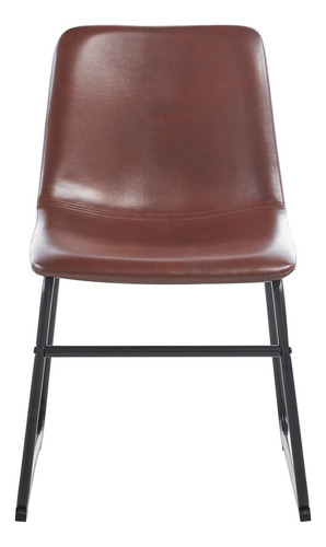 Set De 4 Sillas De Comedor Tapizado De Ecocuero