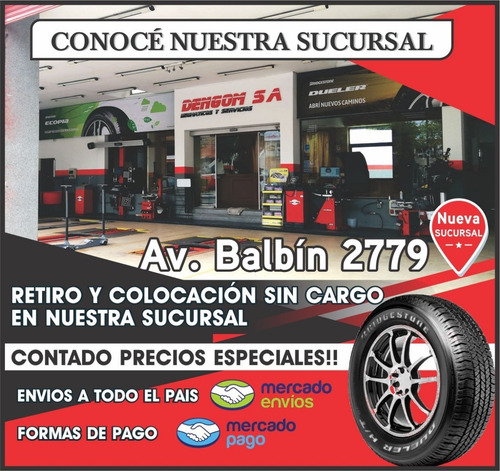 Cubierta 185/55/15 Aveo Firestone Gt Dengom Sa + Balanceo