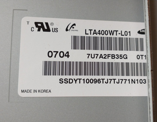 Tv Lcd Samsung Ln40r71b, Tela, T-con, Lâmpadas E Carcaça. (Usado)