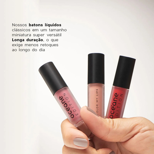 Mini Batom Líquido Matte -cor: Real Deal - Océane Edition 1g
