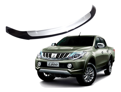 Deflector De Capot Bicolor Mitsubishi L200 2016-2018