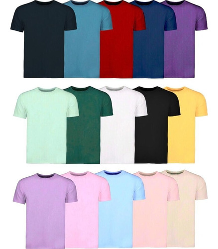 T-shirts Para Hombre Cómoda/ligera Moda Pack 3 Unidades Moda