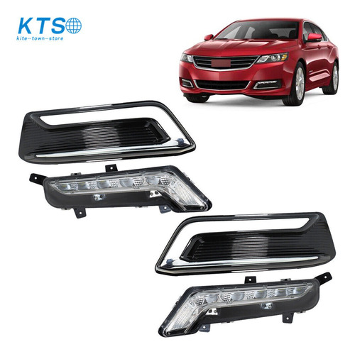 Rejillas Y Faros Led De Niebla Chevrolet Impala 2014 Al 2020