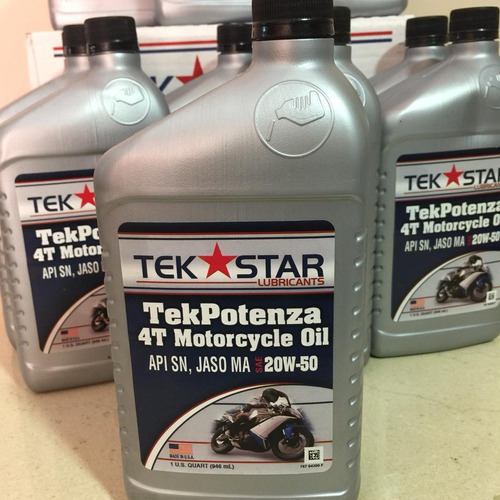Imagen 2 de 2 de Aceite 4 Tiempos Tekpotenza Para Motos