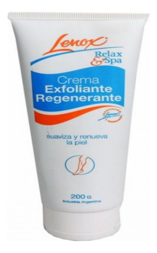  Crema Exfoliante Regenerativa Almendra Relax & Spa Lenox Tipo de envase POMO CON TAPA FLIP TOP