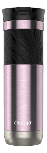 Termo Contigo SnapSeal Vacuum Insulated de acero inoxidable 710mL rosa pálido