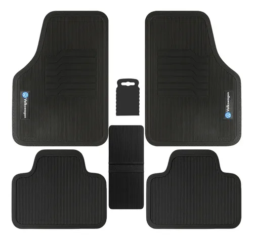 Jogo Tapete Personalizado Carro Borracha Volkswagen Bordado 5 Peças Gol G4 2006 A 2013