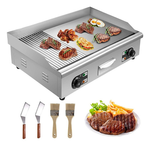 Parrilla Plancha Eléctrica Comercial 73 Cm Vevor 4400 W