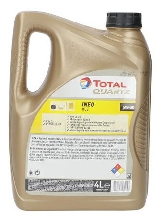 Aceite Total Quartz 5w30 Changan Cs35